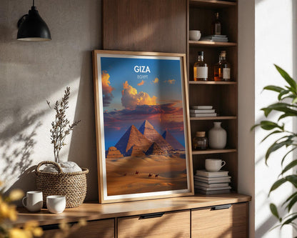 Giza Pyramids Poster