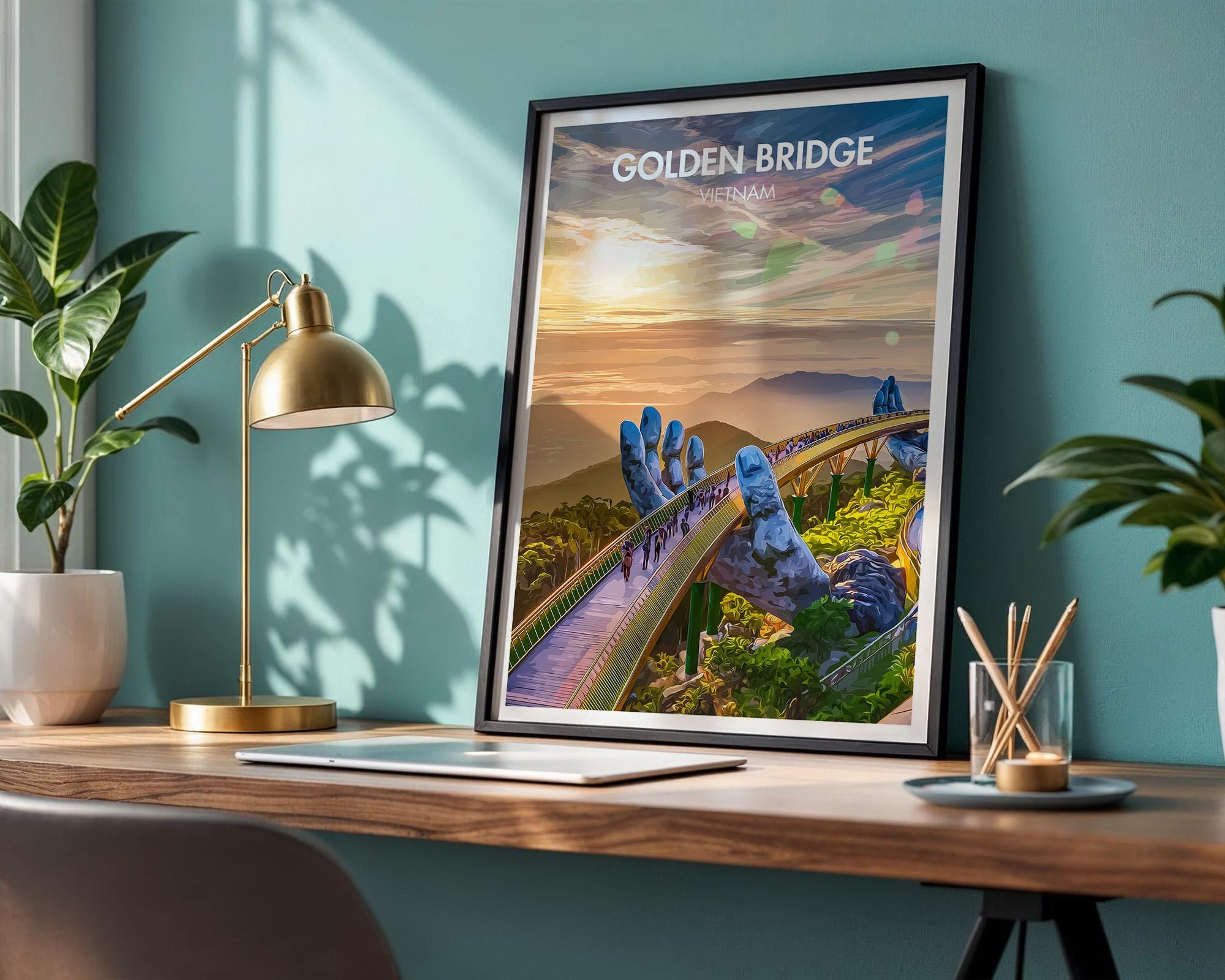 Golden Bridge Poster