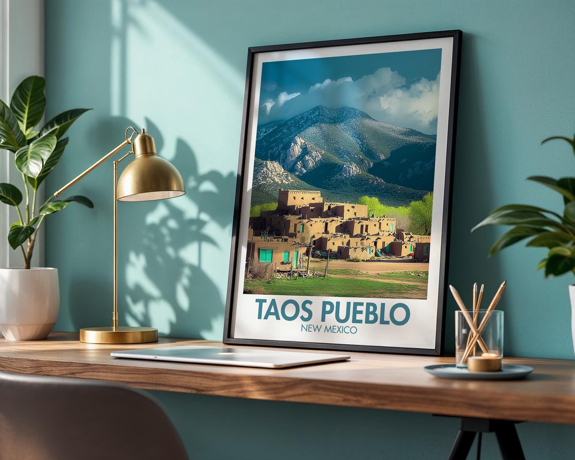 Taos Pueblo Poster