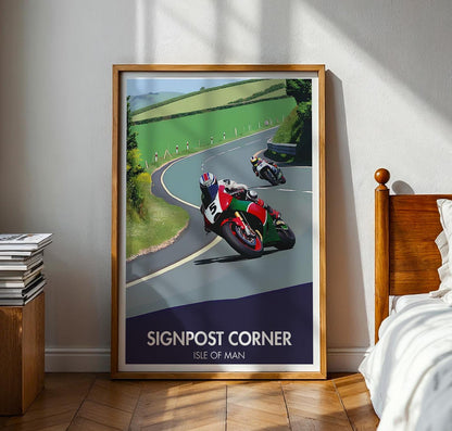 Signpost Corner Poster