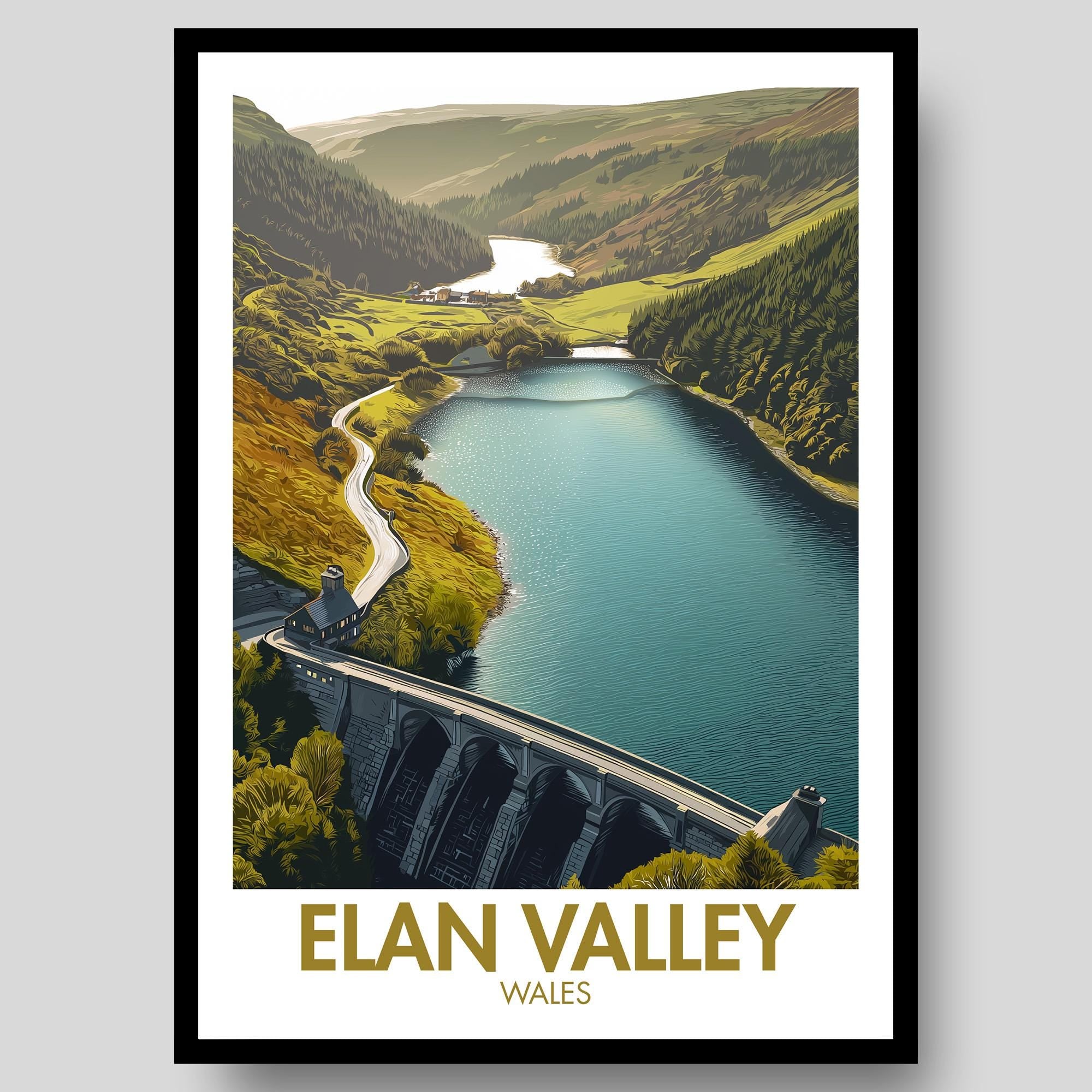 Elan Valley Poster