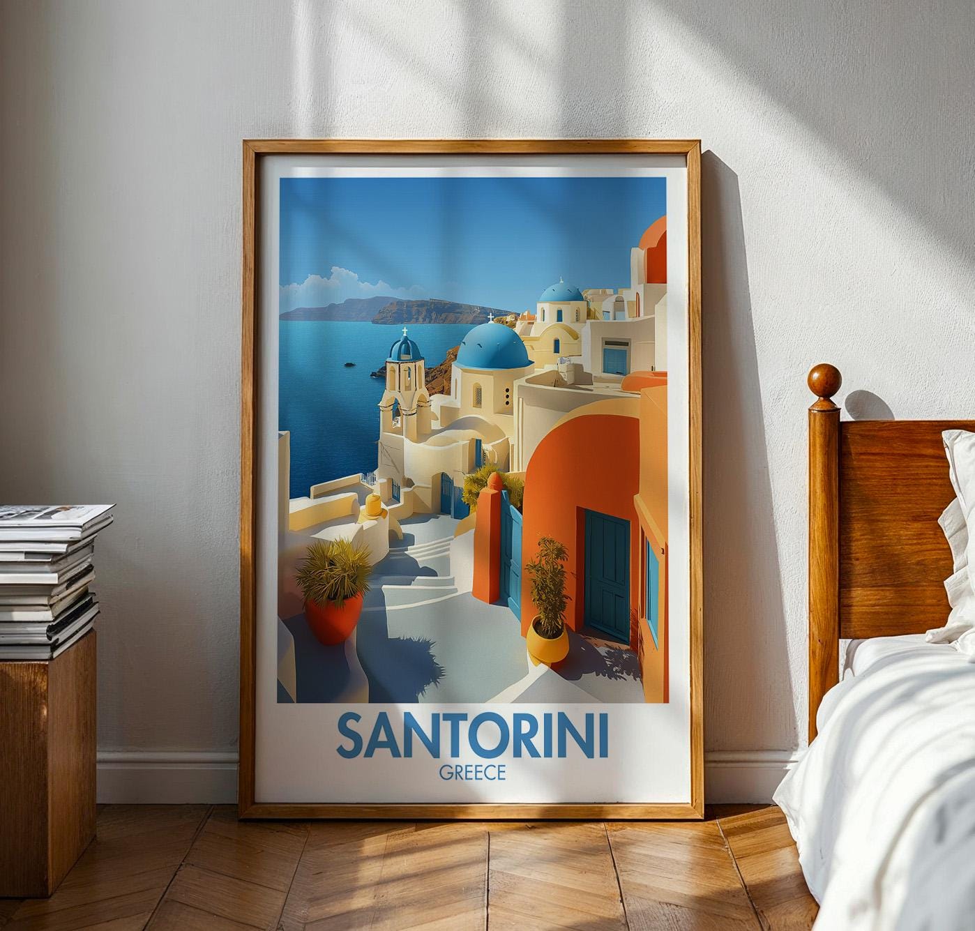 Santorini Poster