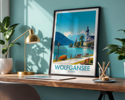 Wolfgangsee Poster