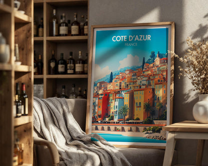 C��te d���Azur Poster