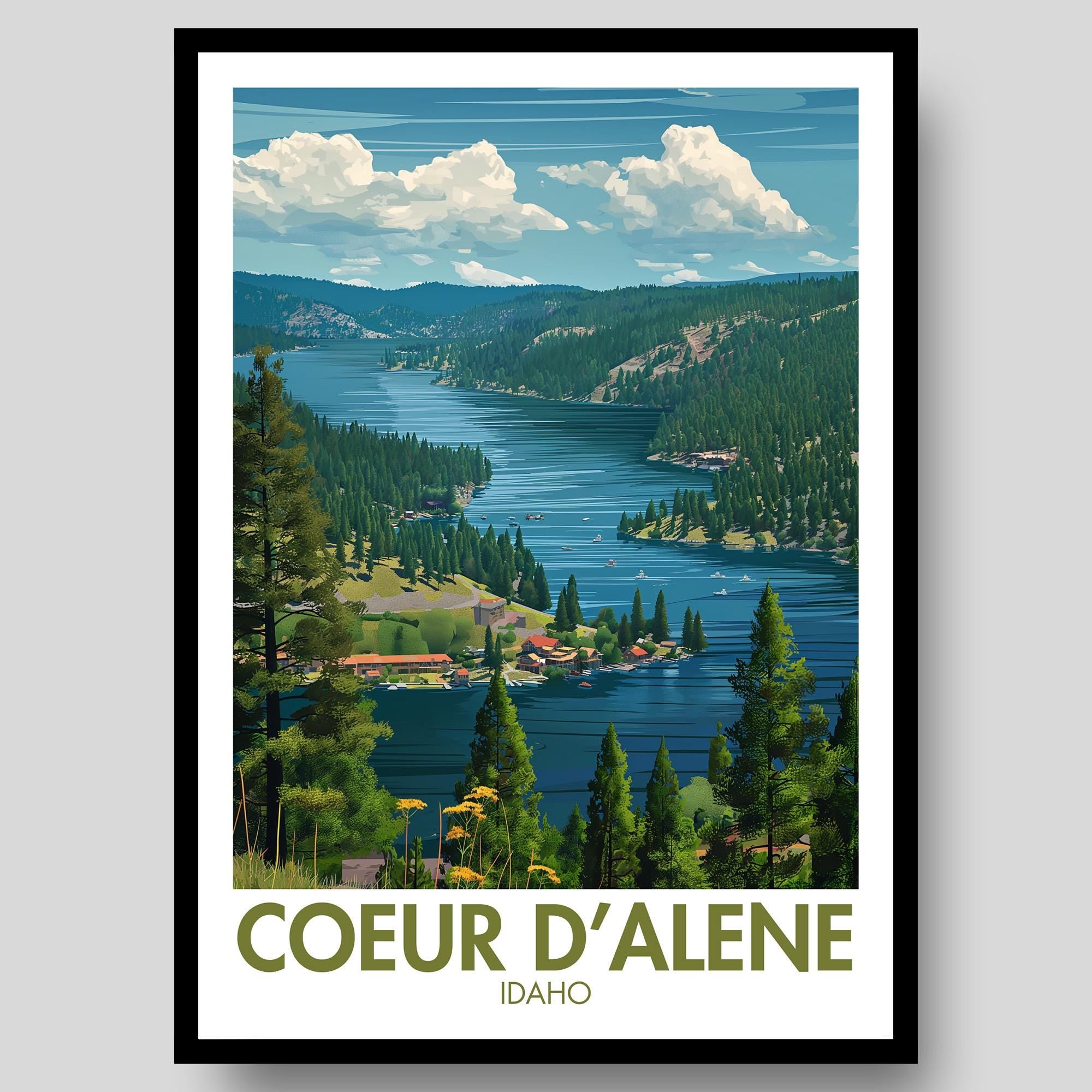 Coeur d���Alene Poster