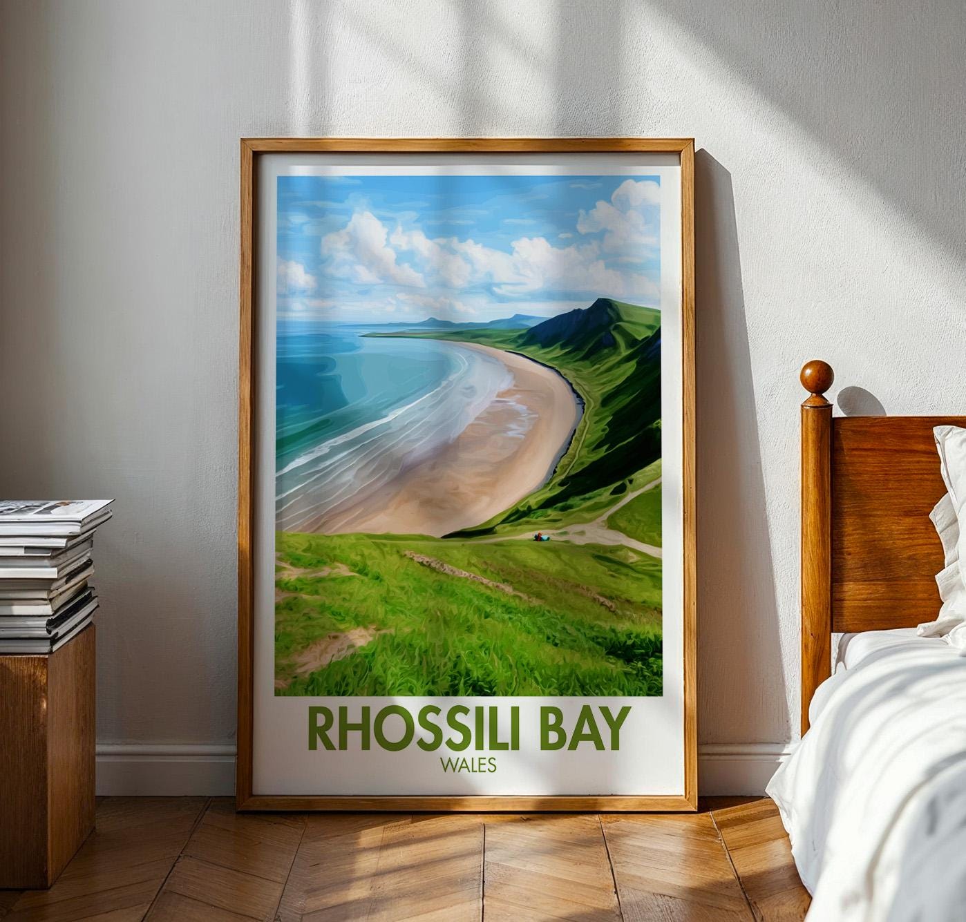 Rhossili Bay Poster