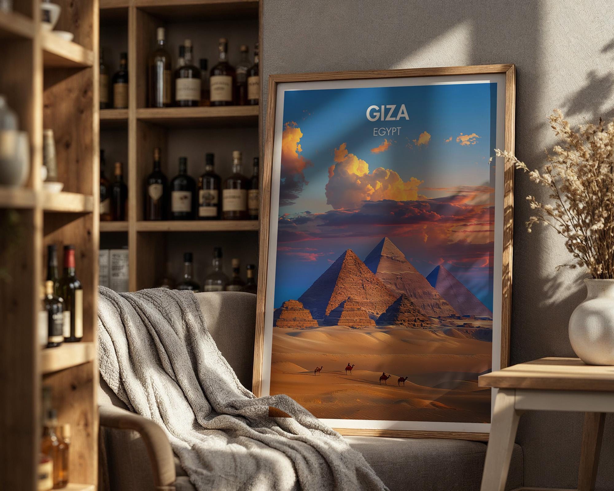 Giza Pyramids Poster