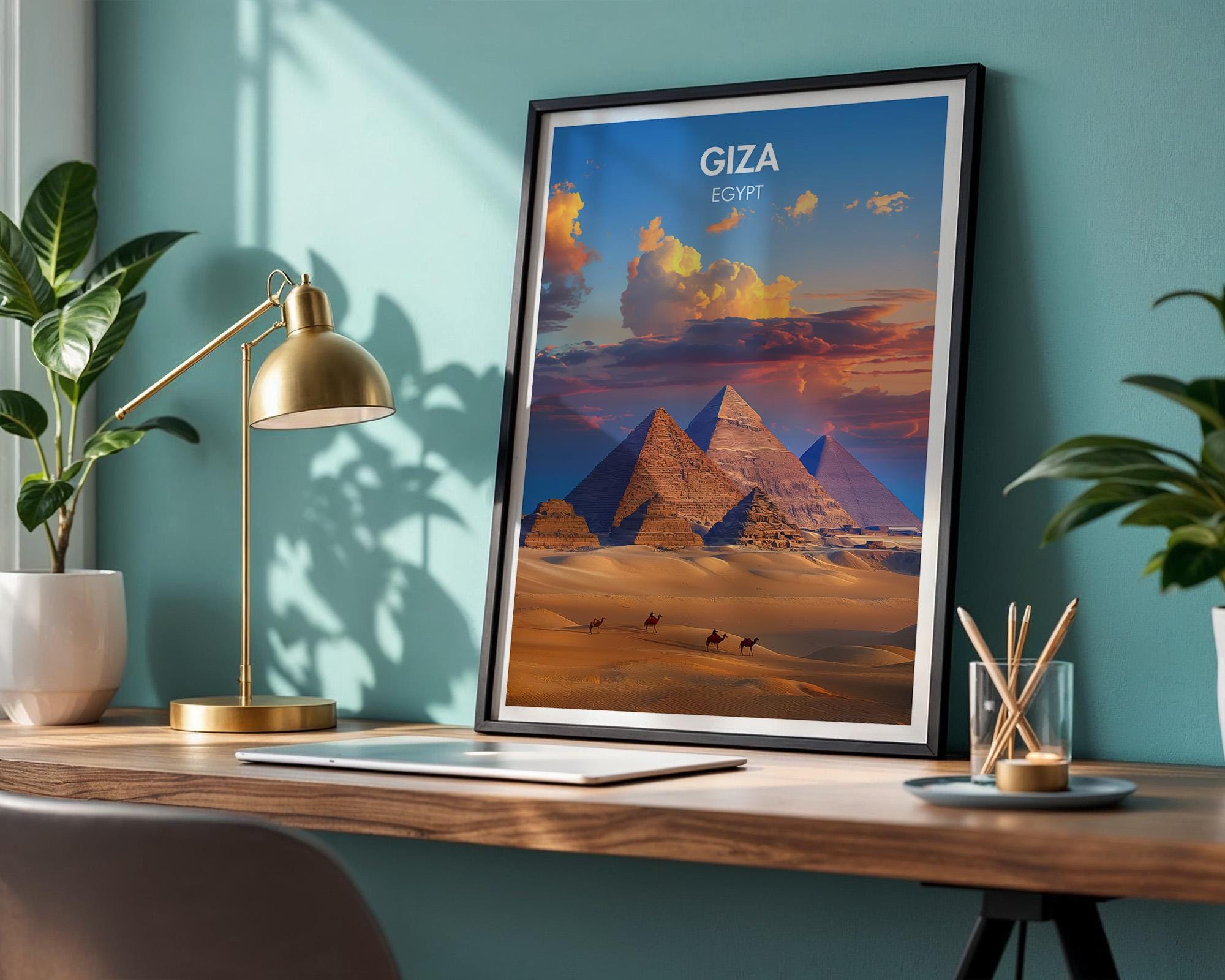 Giza Pyramids Poster