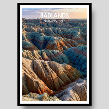 Badlands National Park Poster