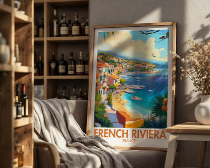 French Riviera Poster