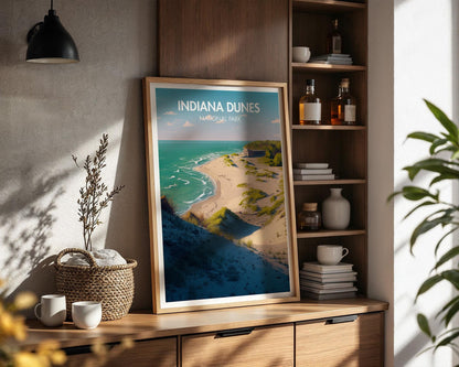 Indiana Dunes Poster