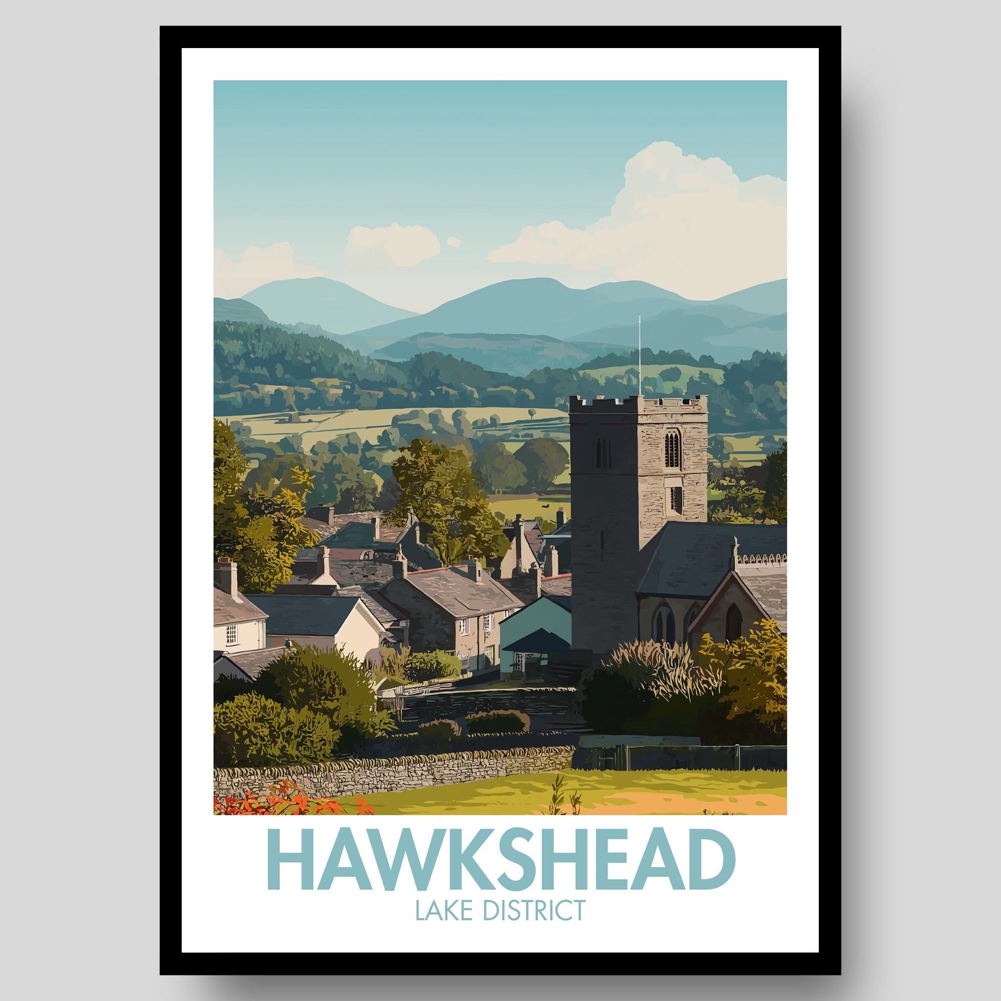 Hawkshead Poster