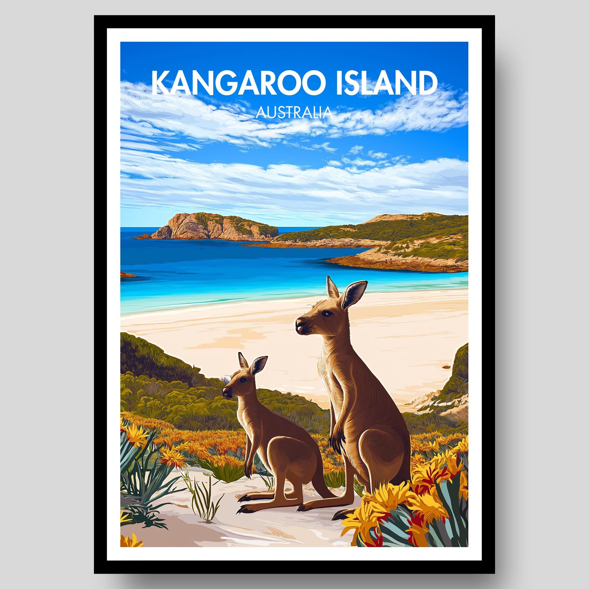 Kangaroo Island Poster