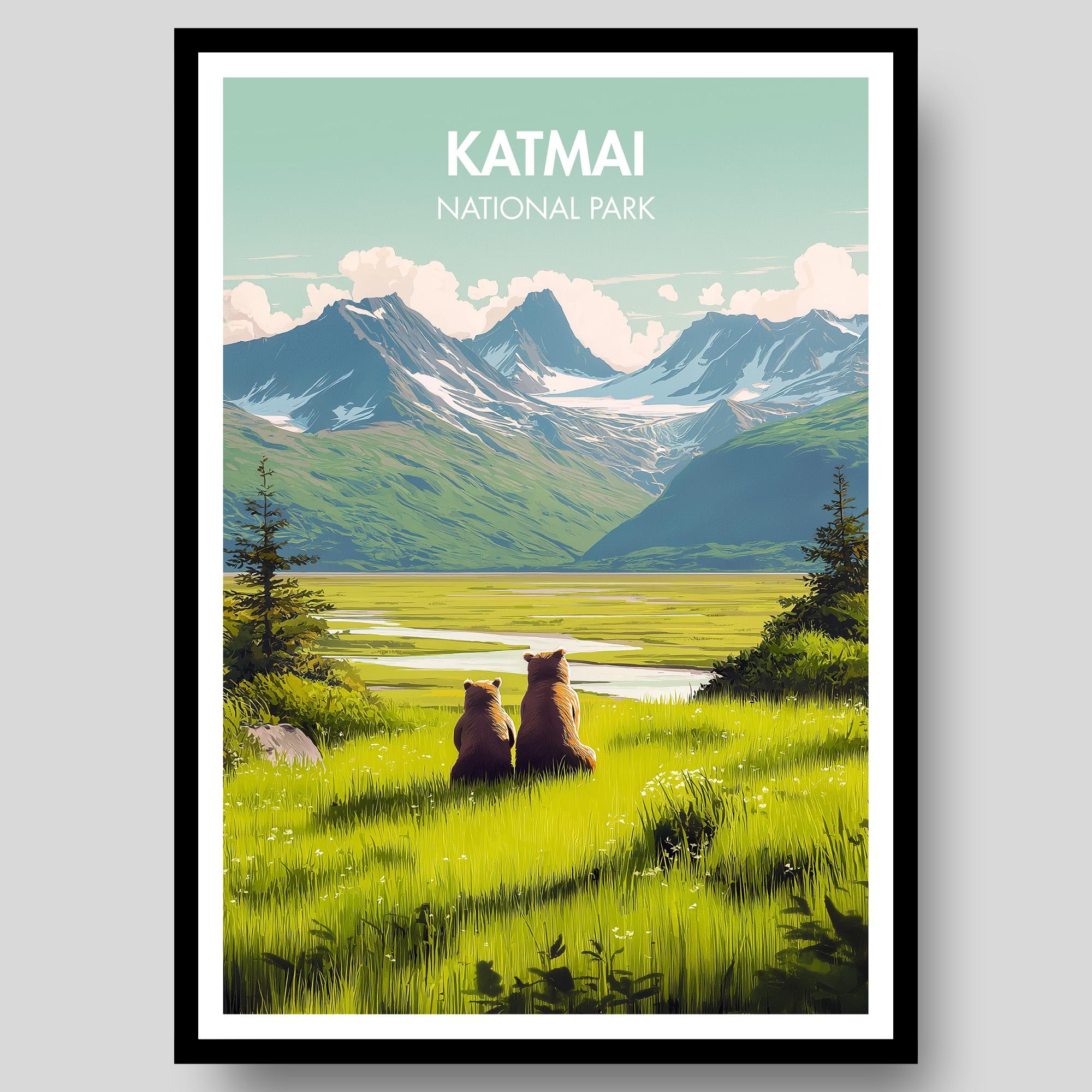 Katmai National Park Poster