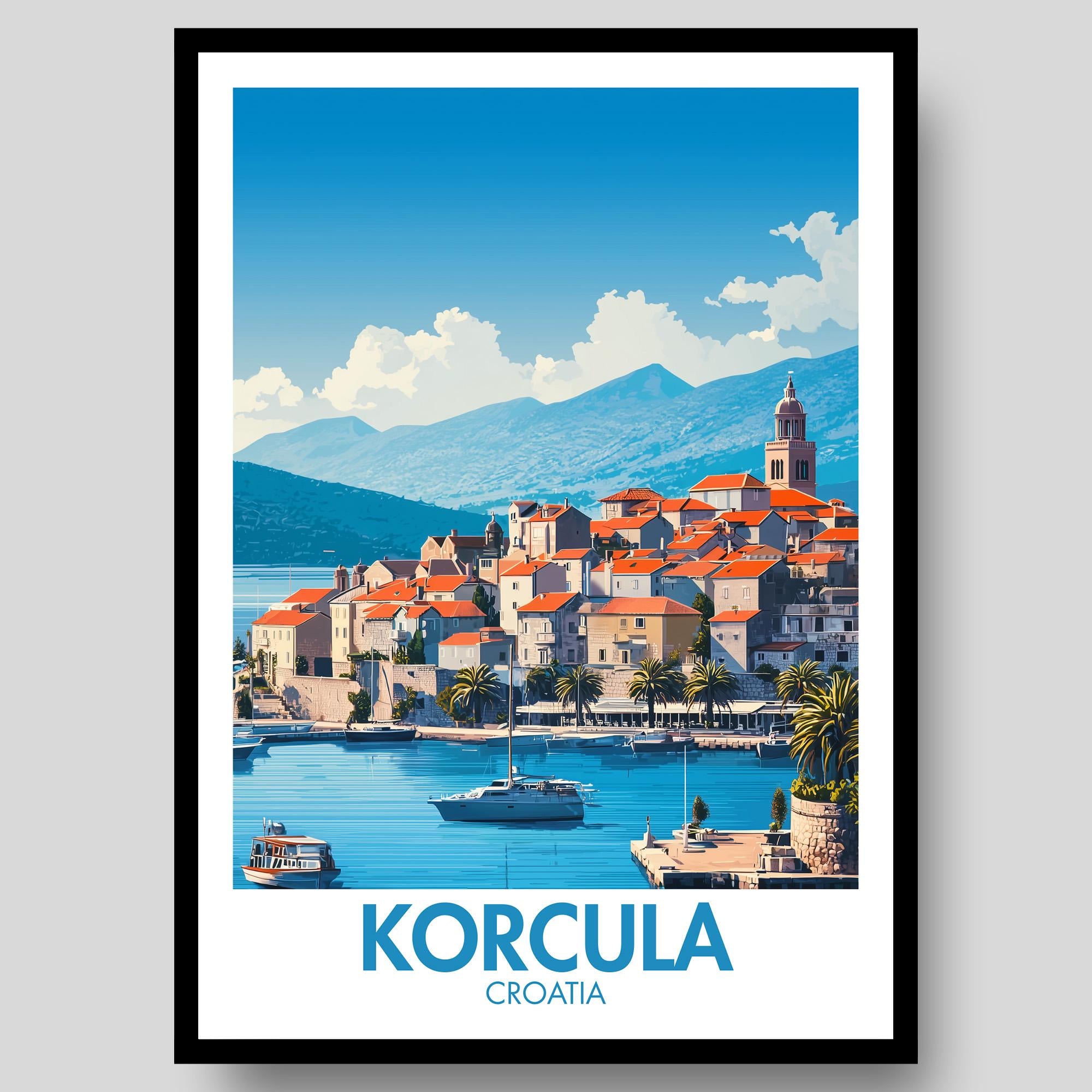 Korcula Poster