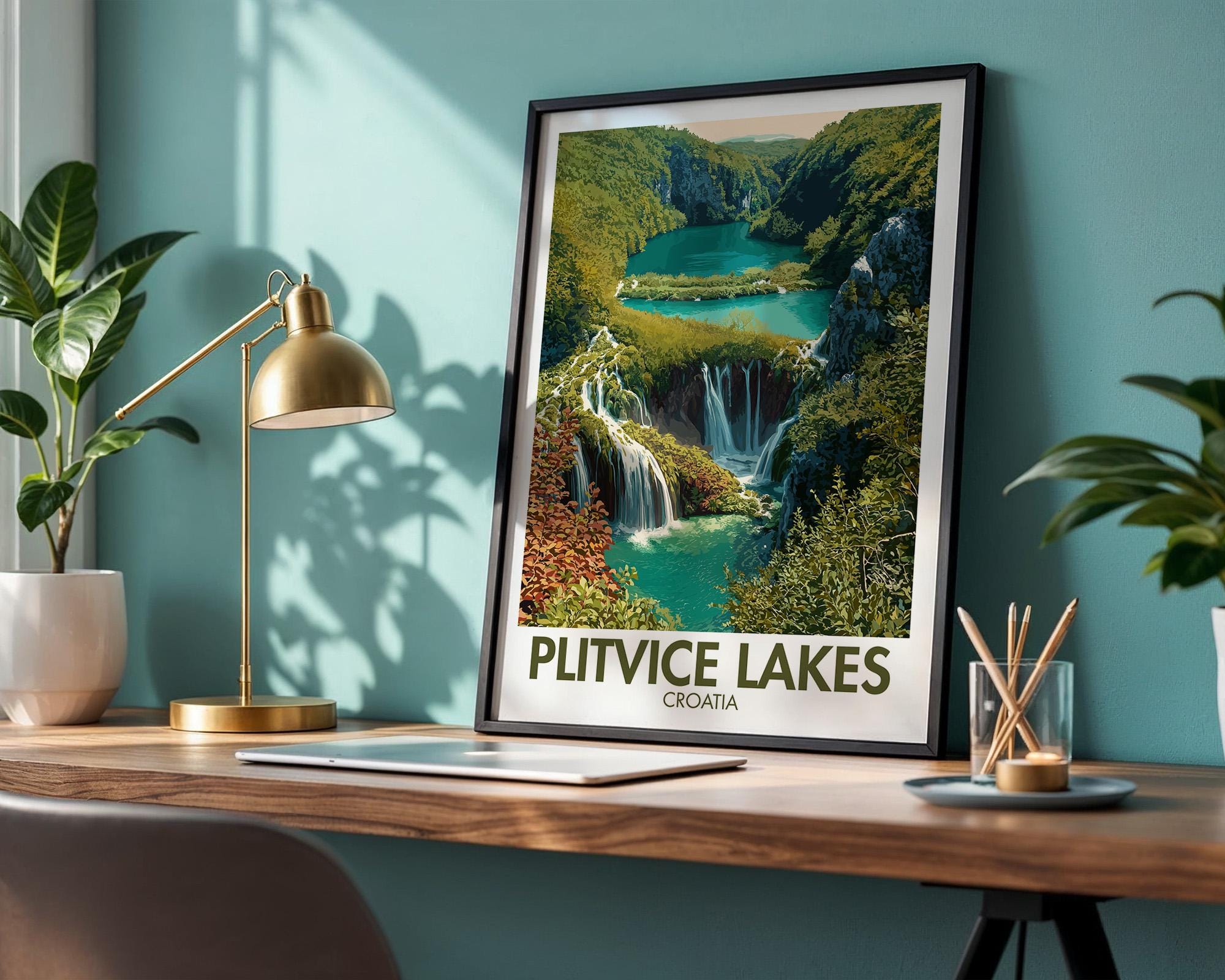 Plitvice Lakes Poster