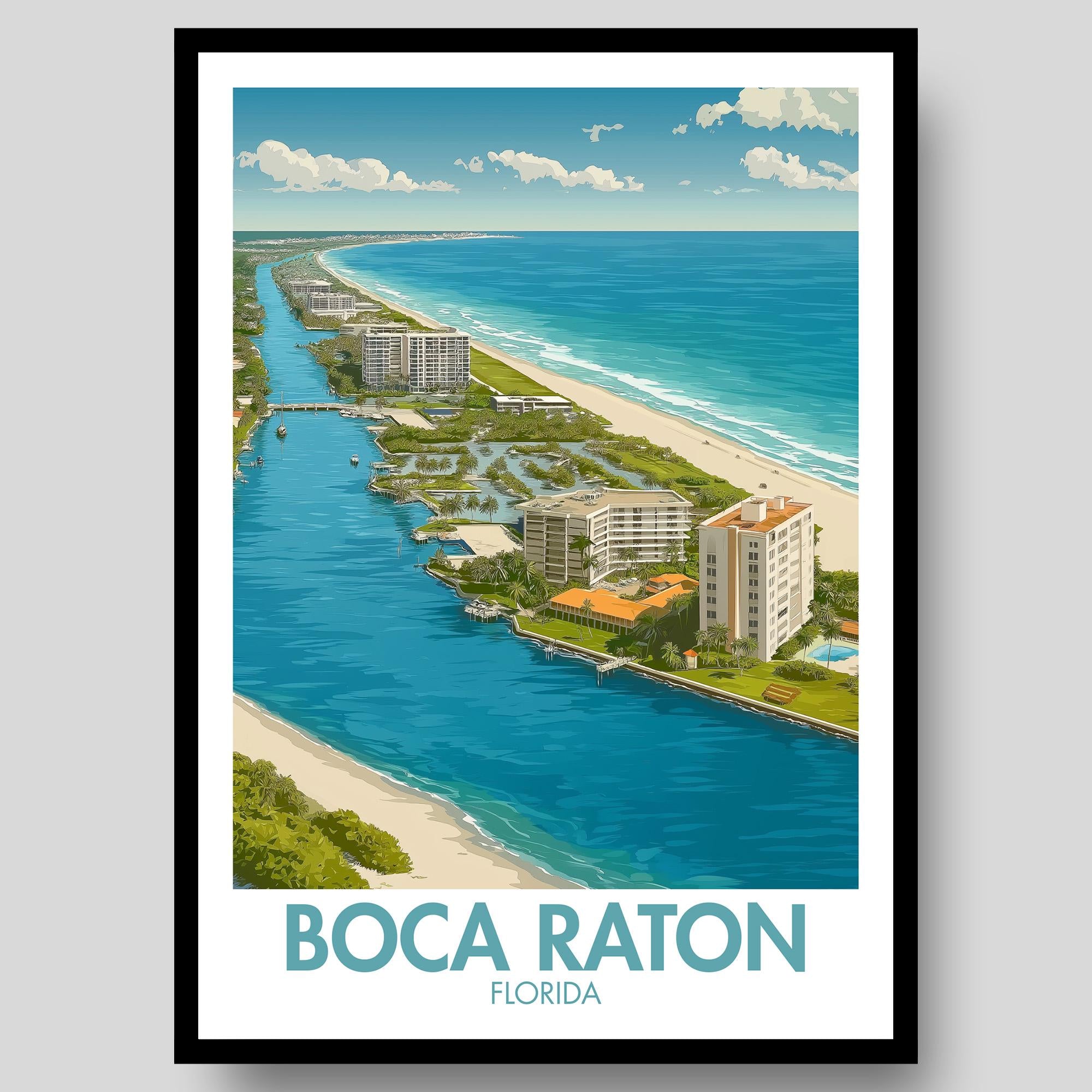 Boca Raton Poster