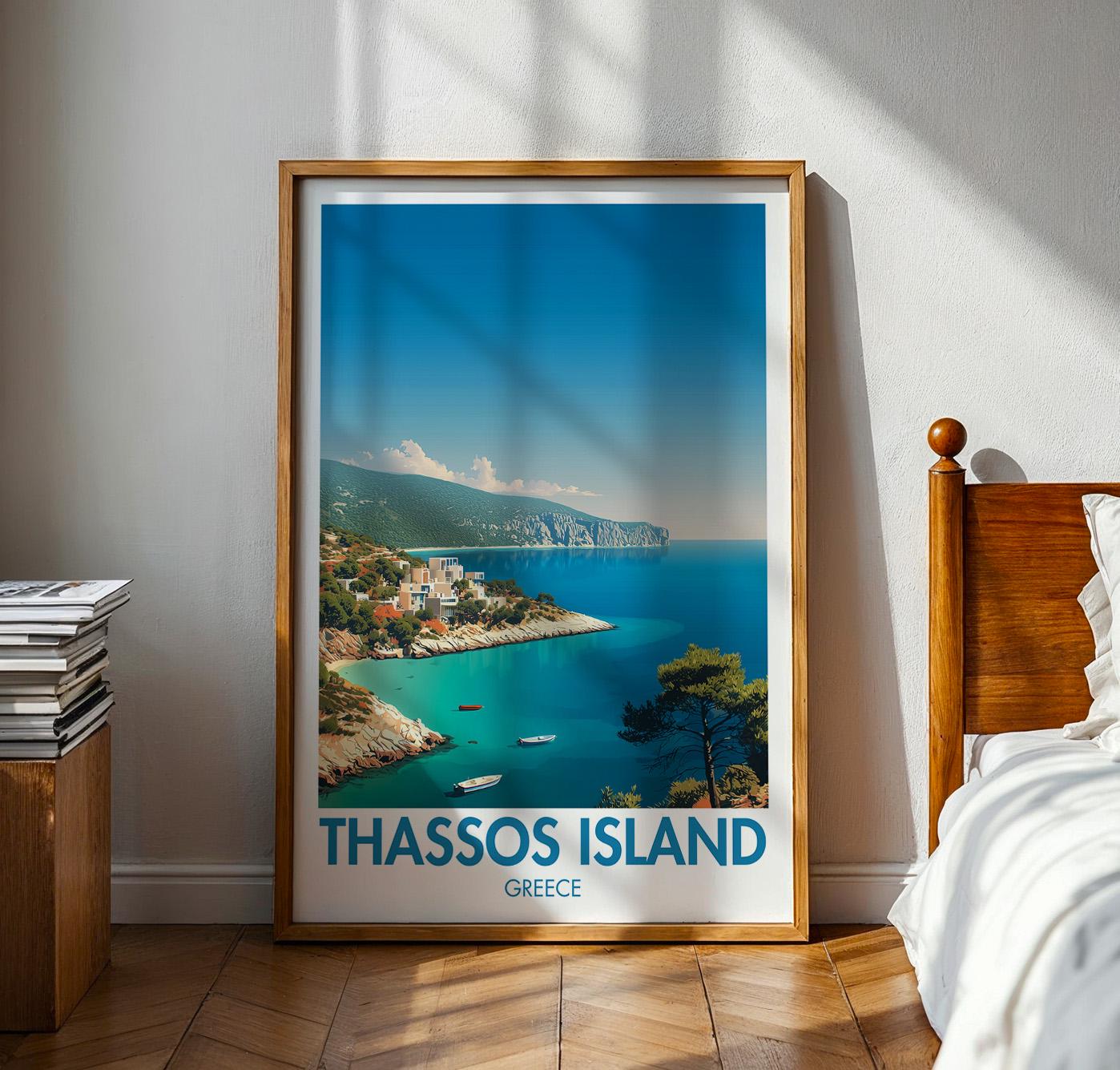 Thassos Island Poster