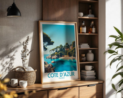 C��te d���Azur Poster