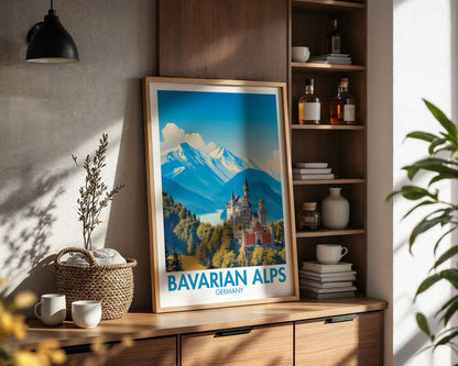 Bavarian Alps Poster