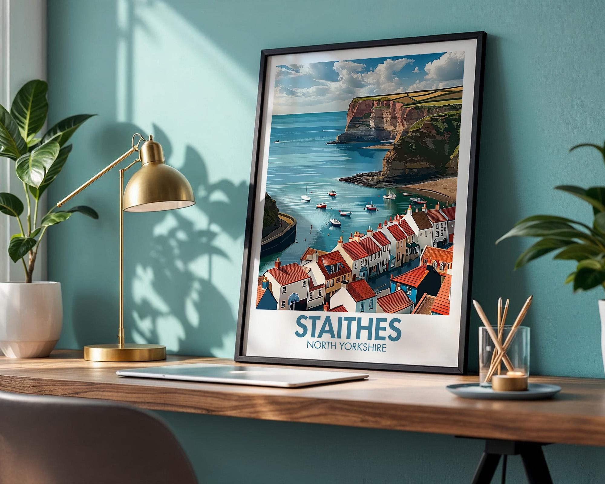 Staithes Poster