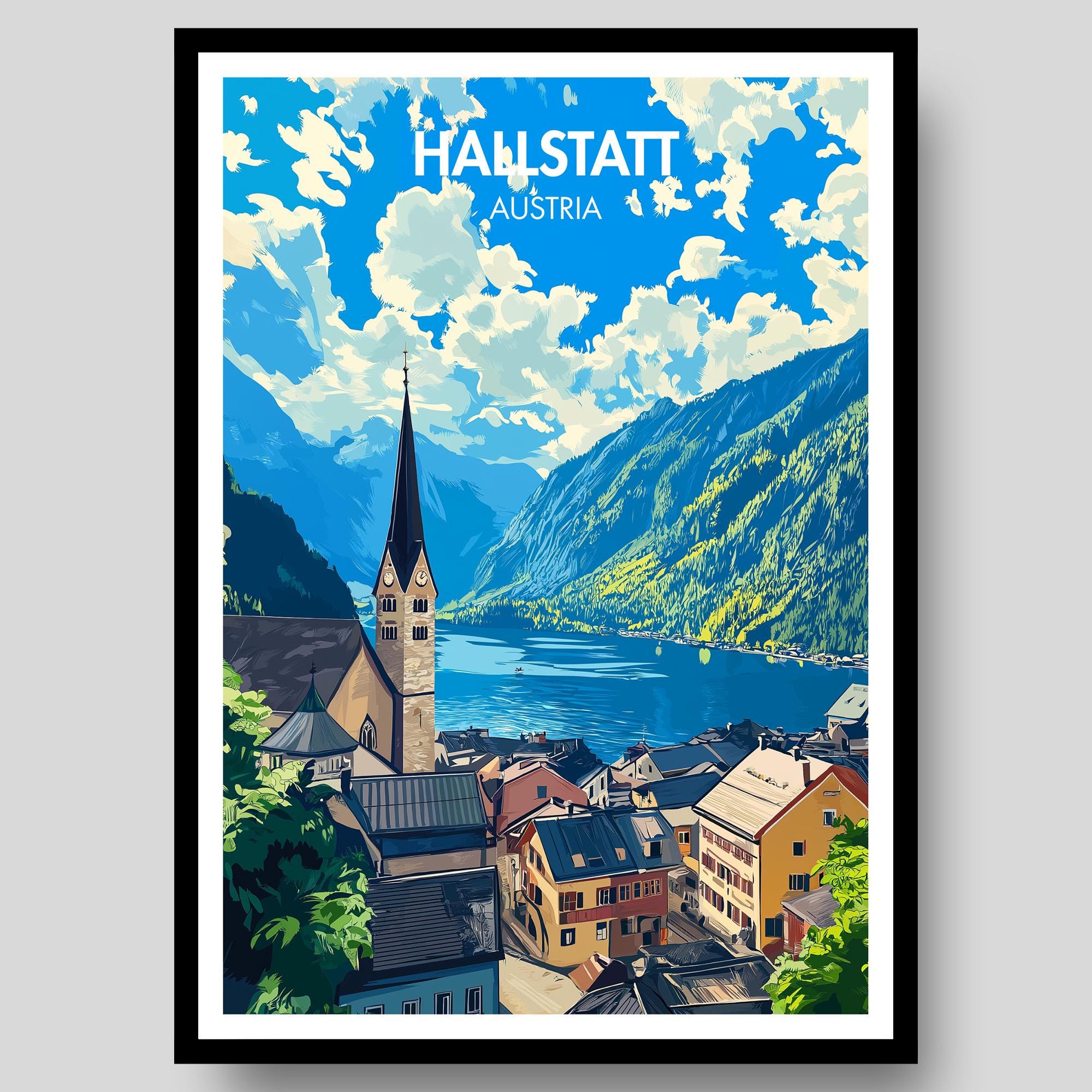 Hallstatt Poster