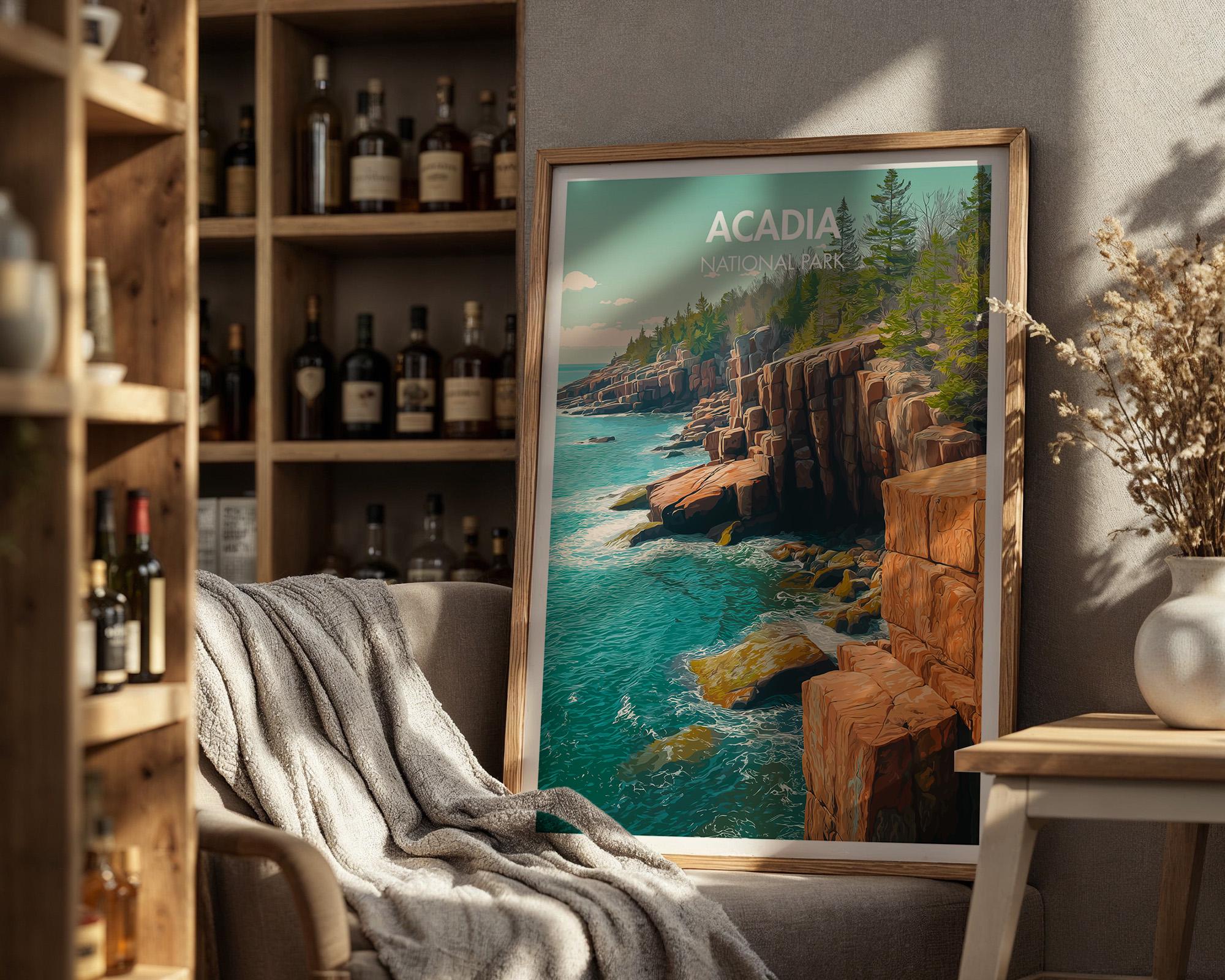 Acadia National Park Poster