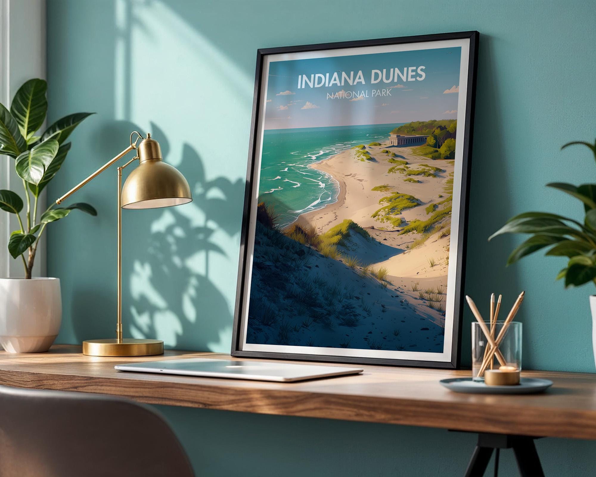 Indiana Dunes Poster