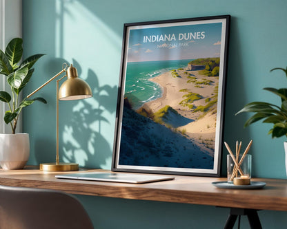 Indiana Dunes Poster