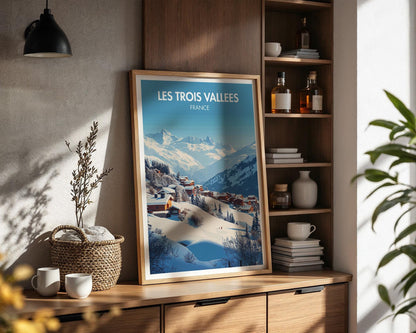 Les Trois Vallees Poster