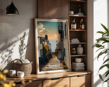 Clovelly Poster