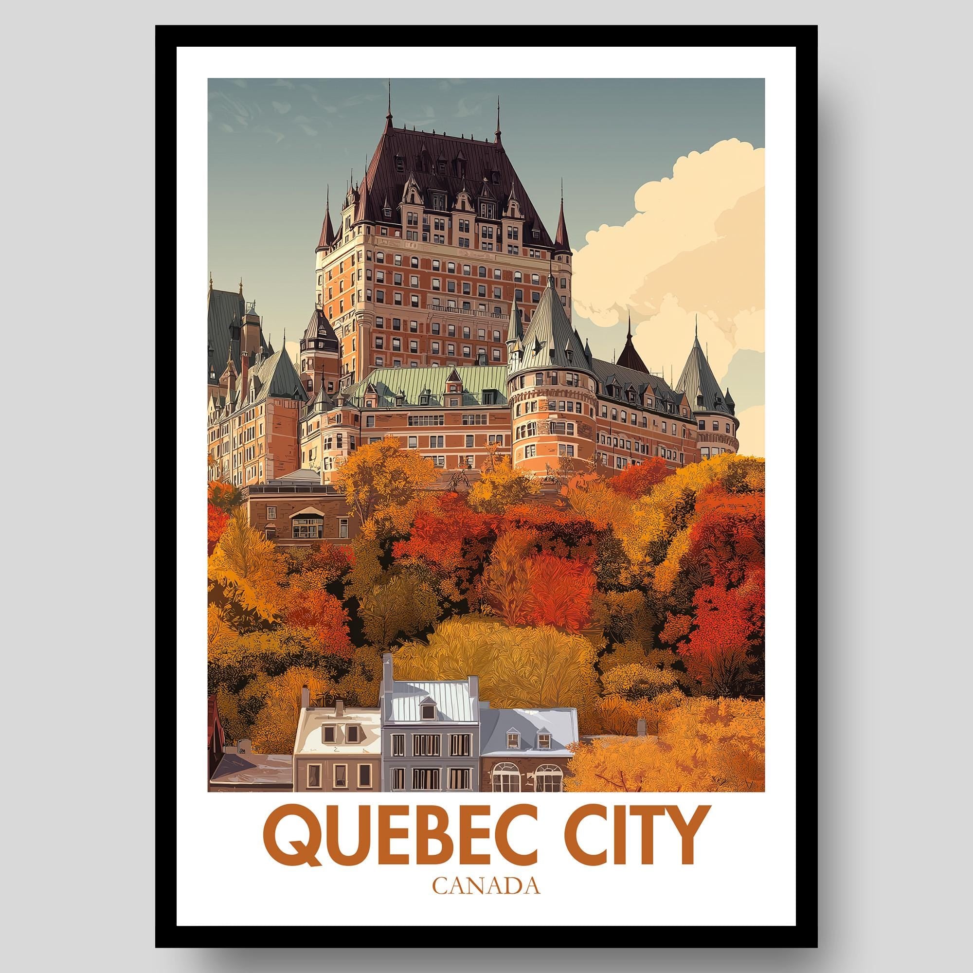 Quebec City Poster