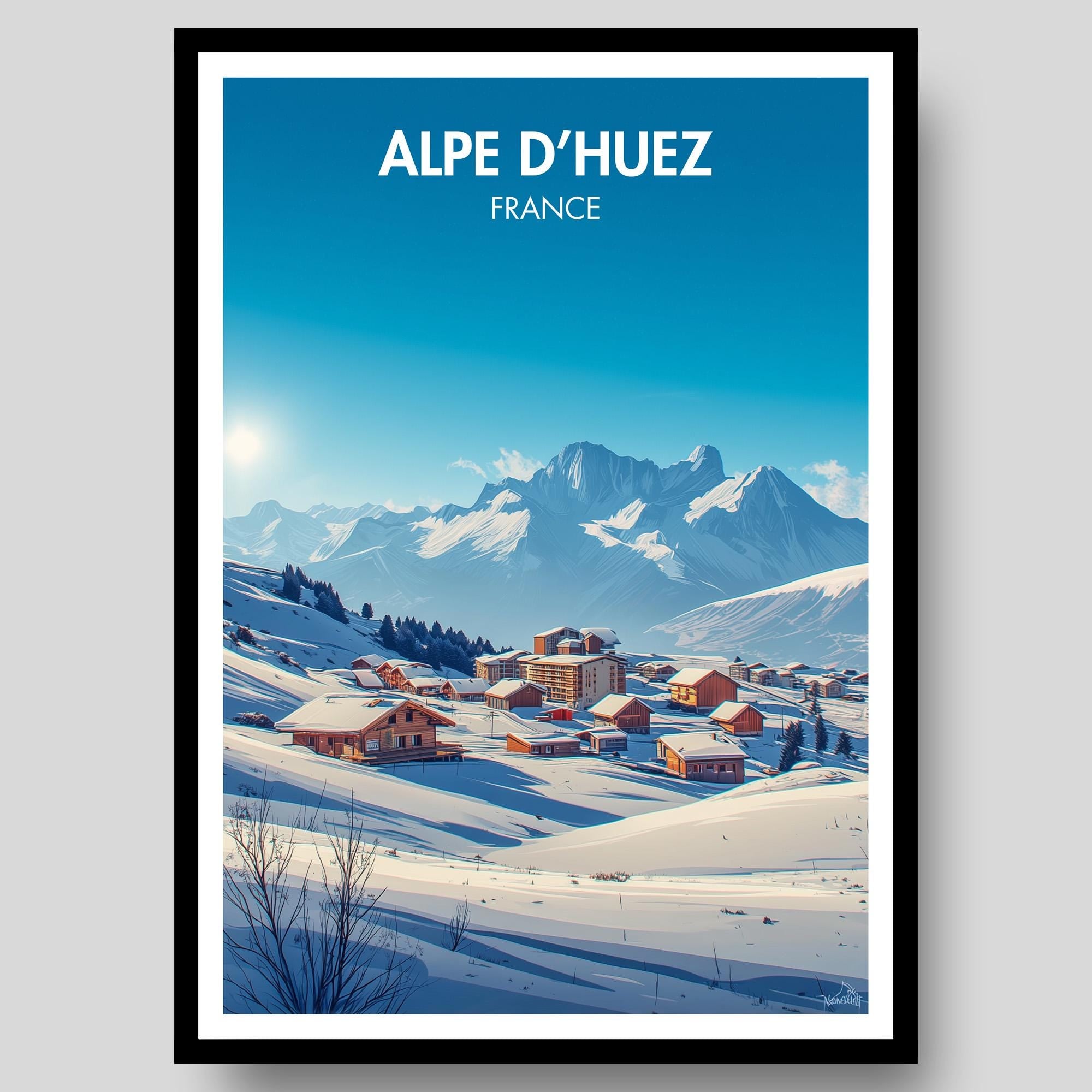 Alpe D'Huez Poster
