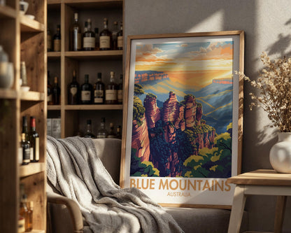 Blue Mountains Poster