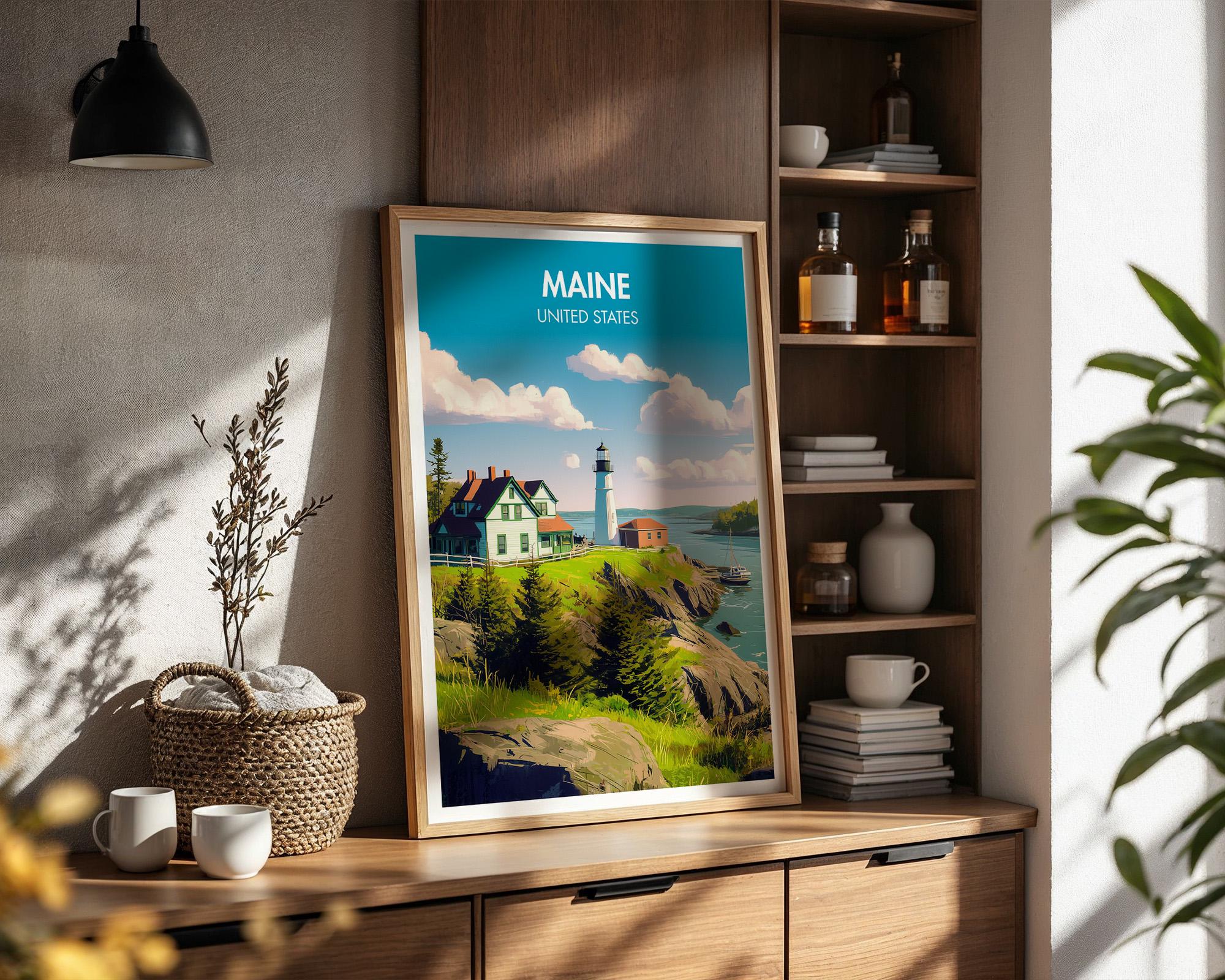Maine Poster