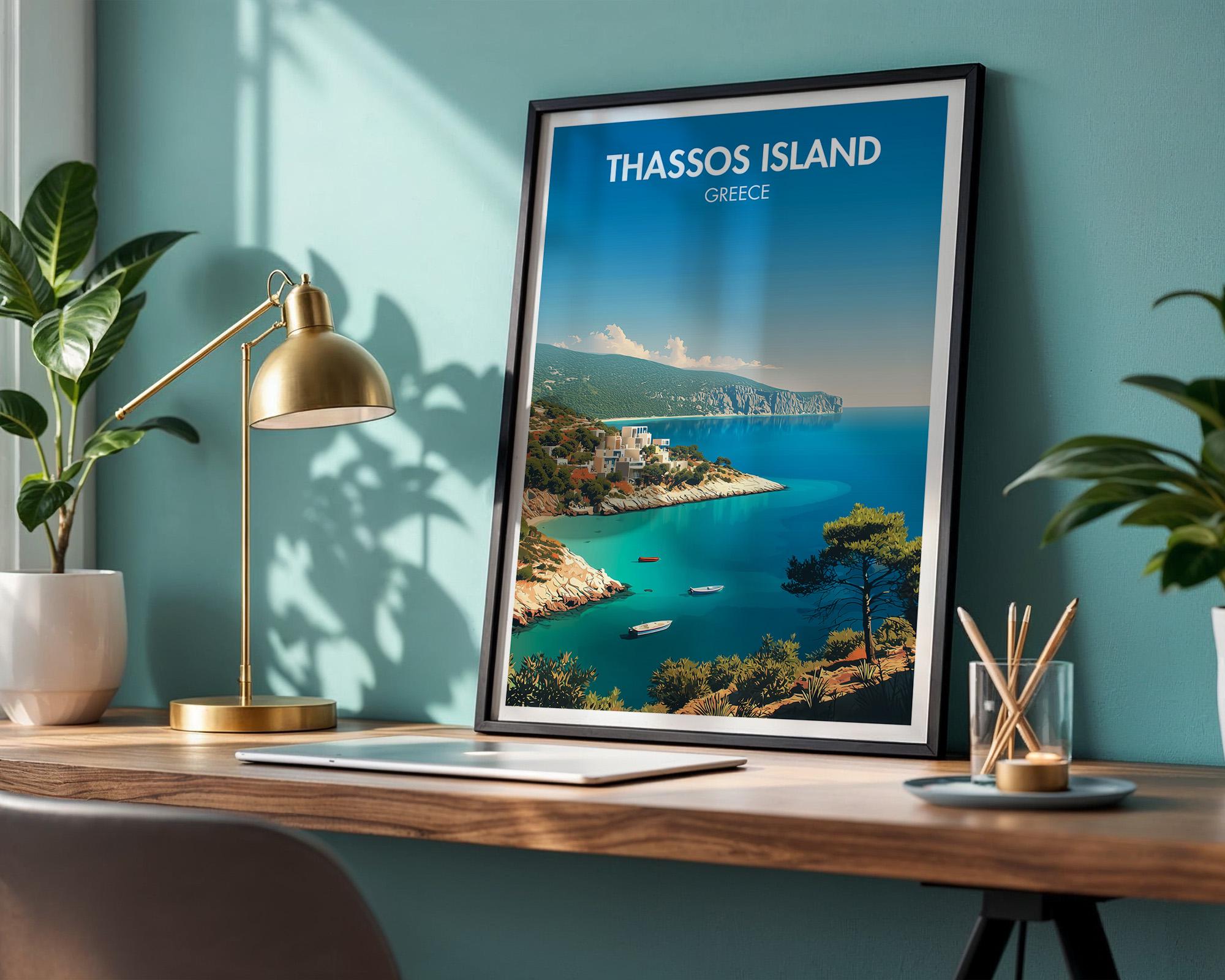 Thassos Island Poster