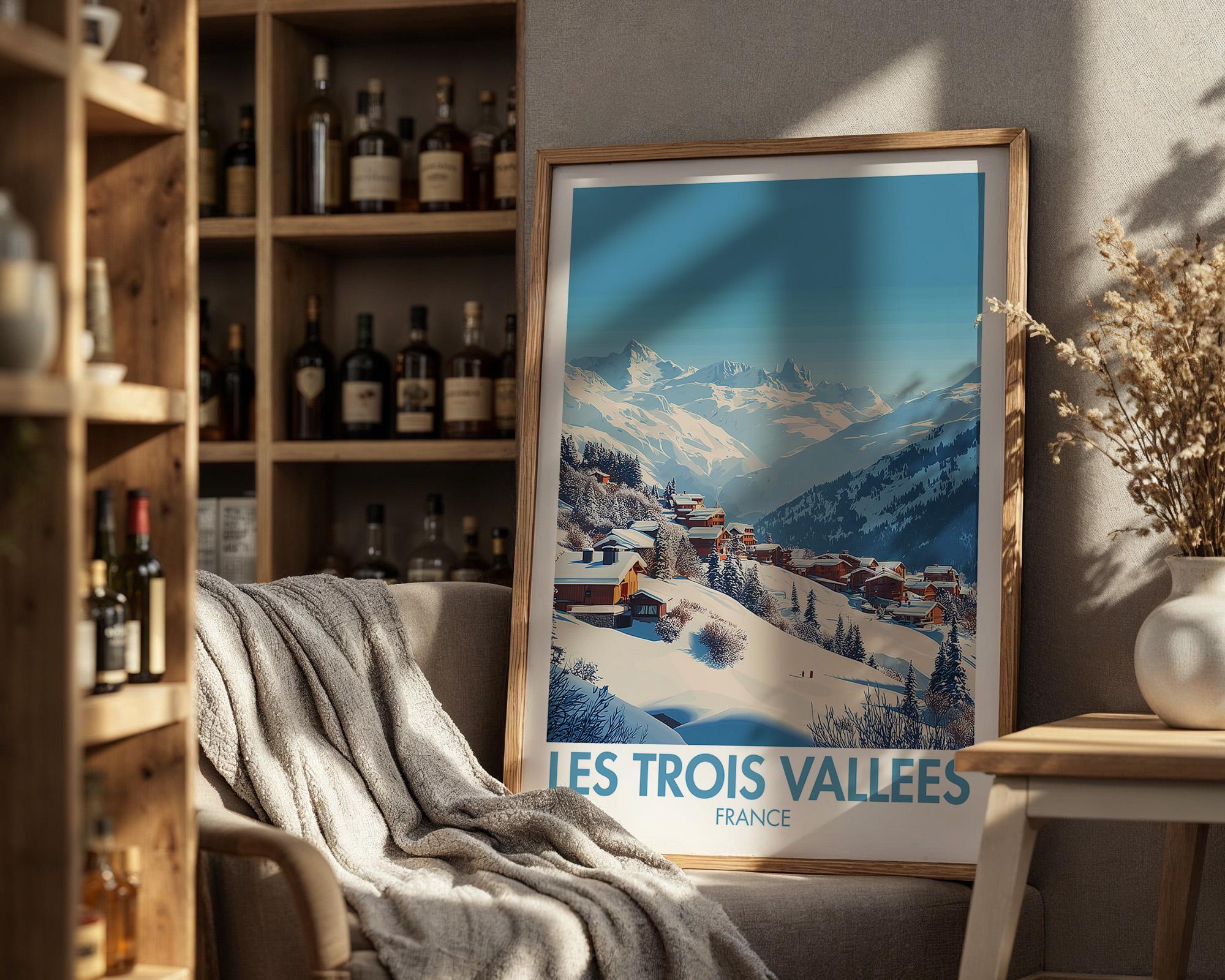 Les Trois Vallees Poster
