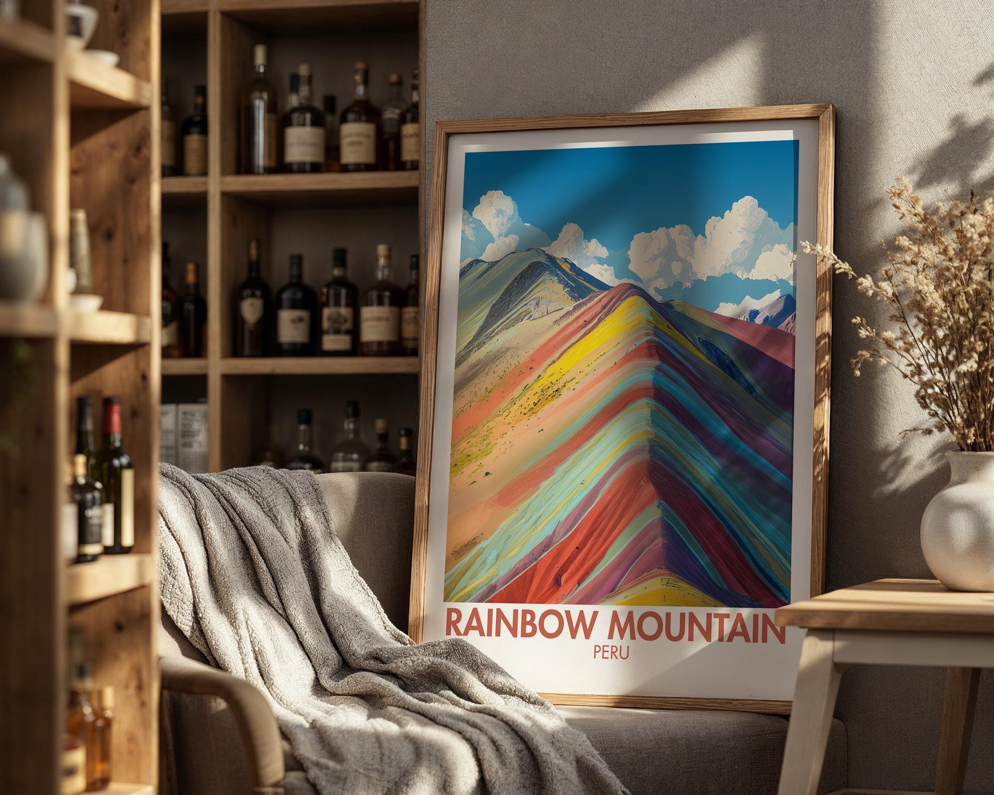 Rainbow Mountain Poster
