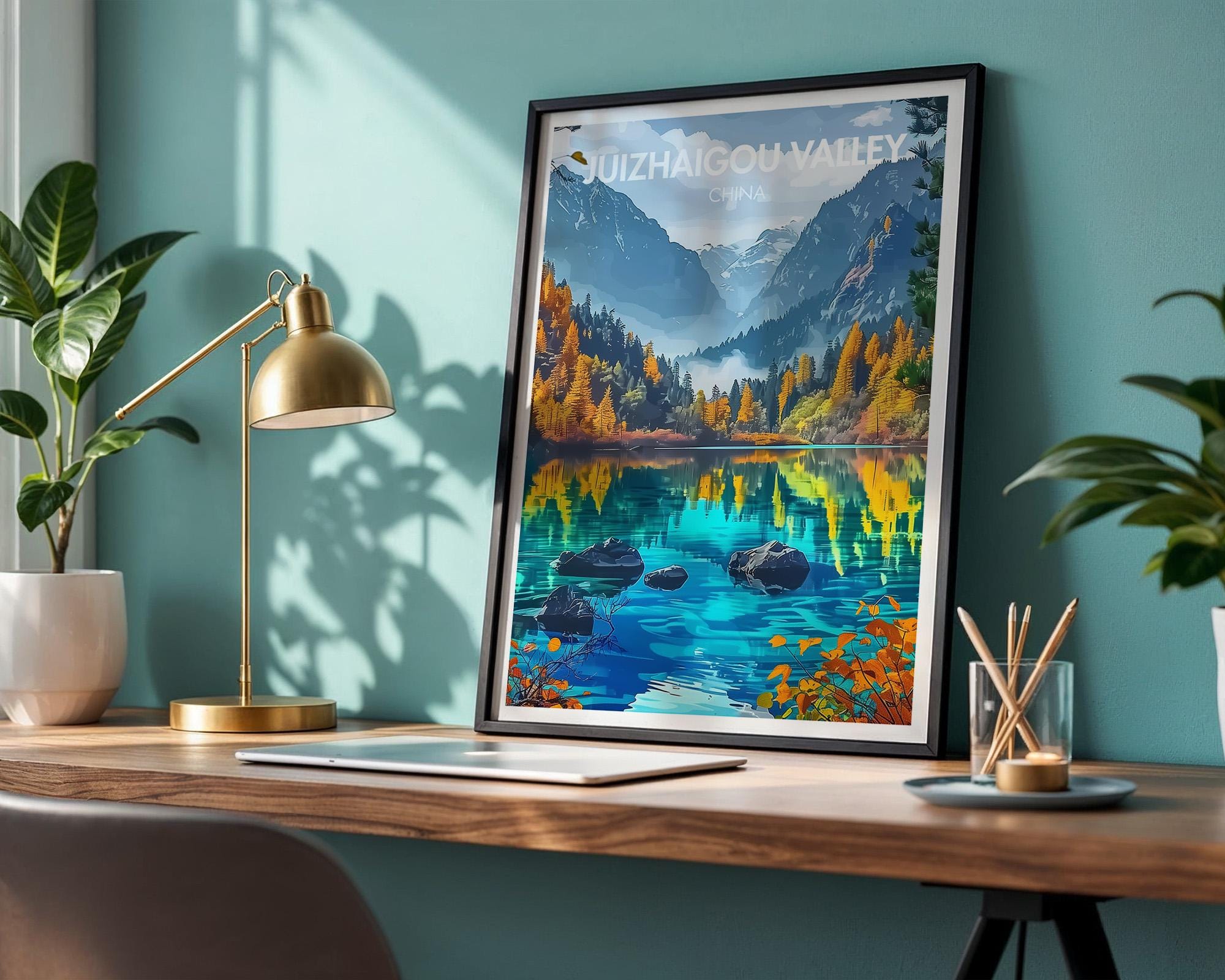 Juizhaigou Valley Poster