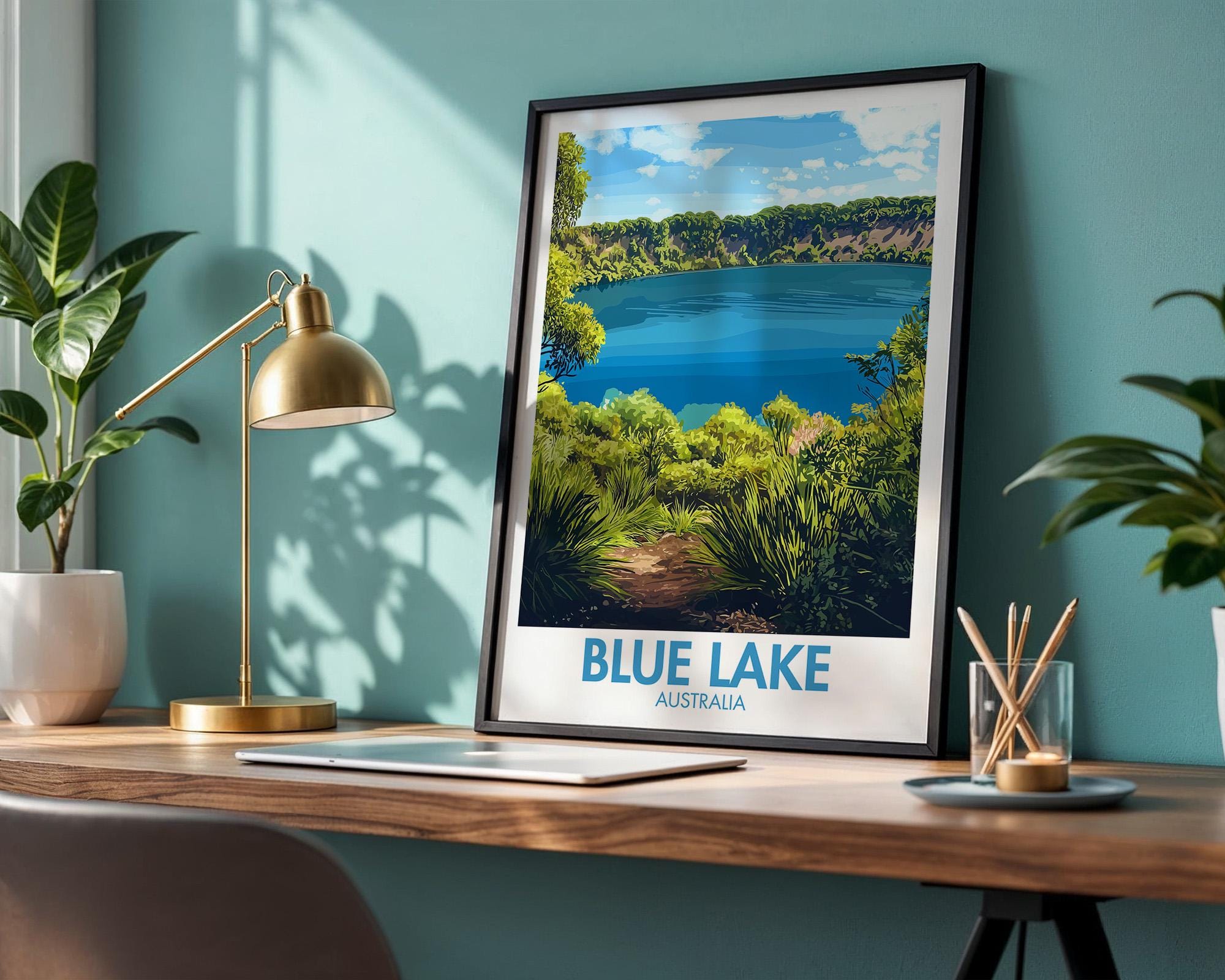 Blue Lake Poster