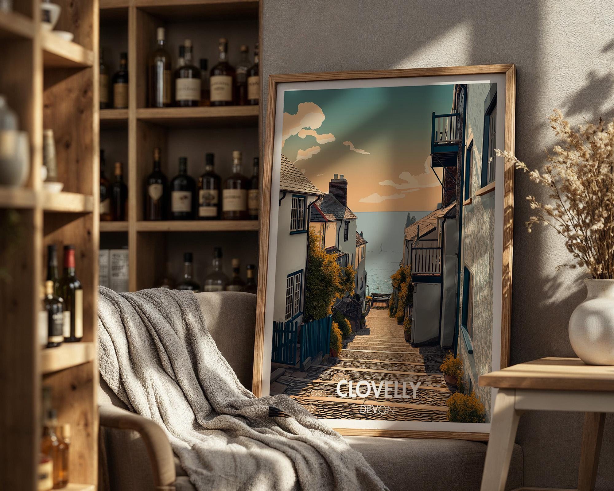Clovelly Poster