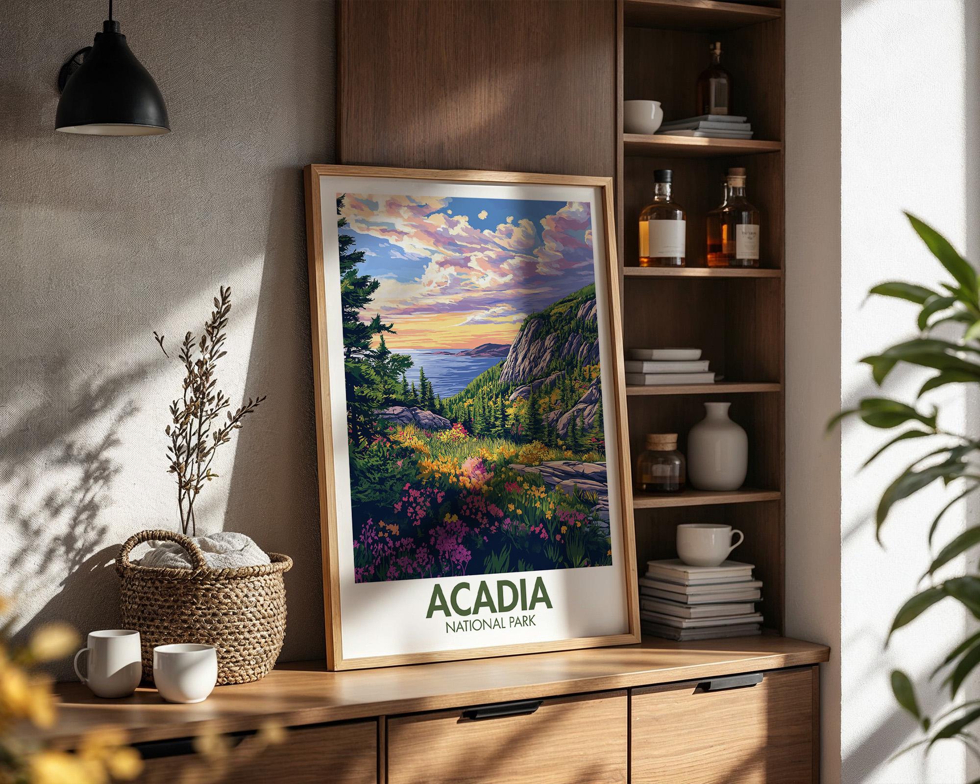 Acadia National Park Poster