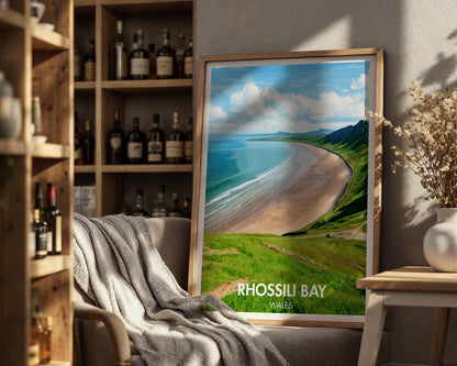 Rhossili Bay Poster