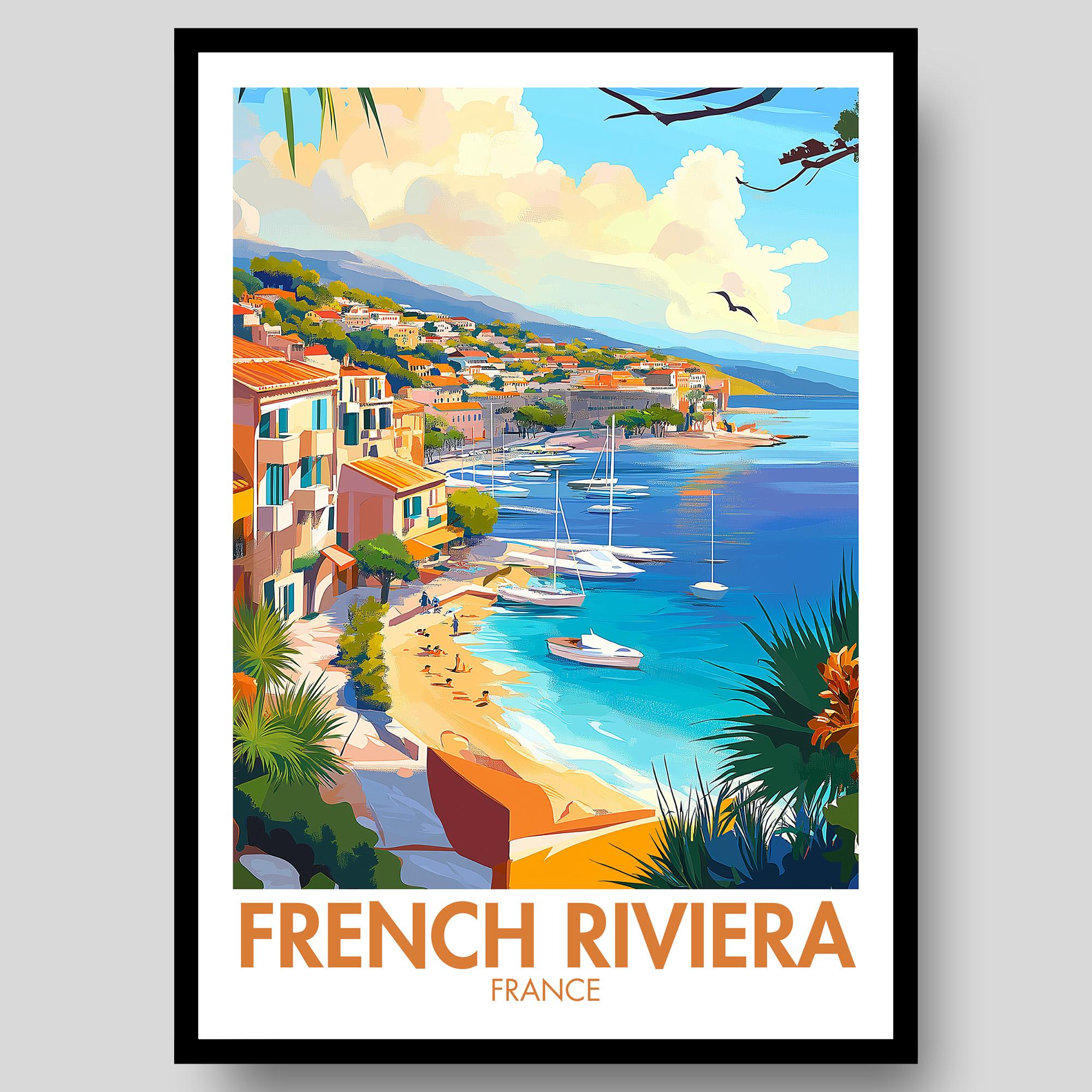 French Riviera Poster