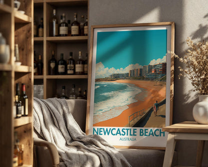 Newcastle Beach Poster