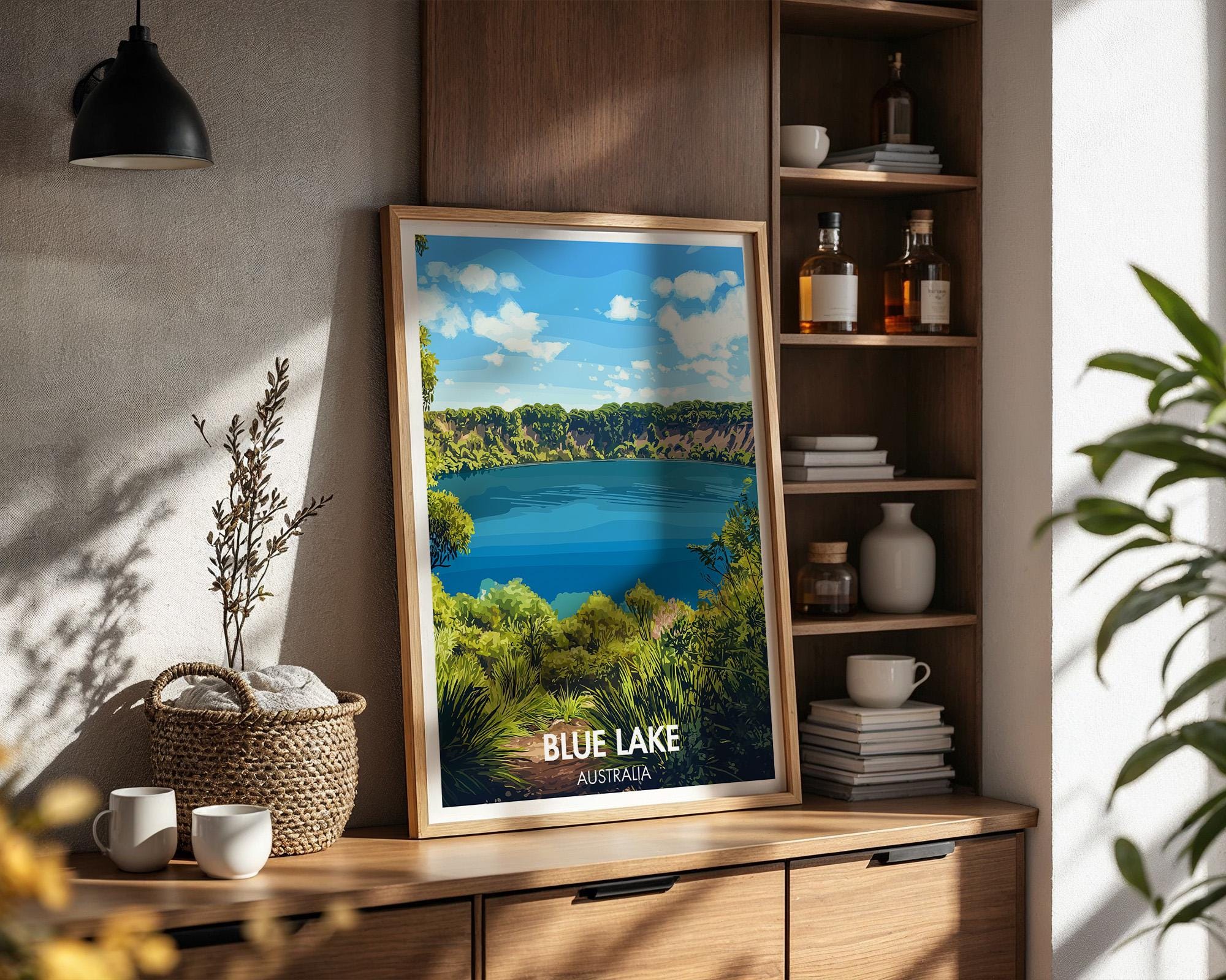 Blue Lake Poster