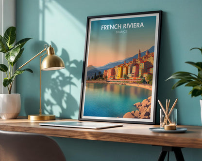 French Riviera Poster