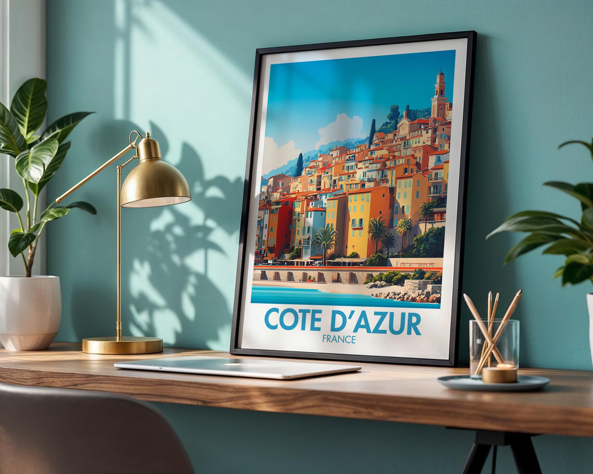 C��te d���Azur Poster