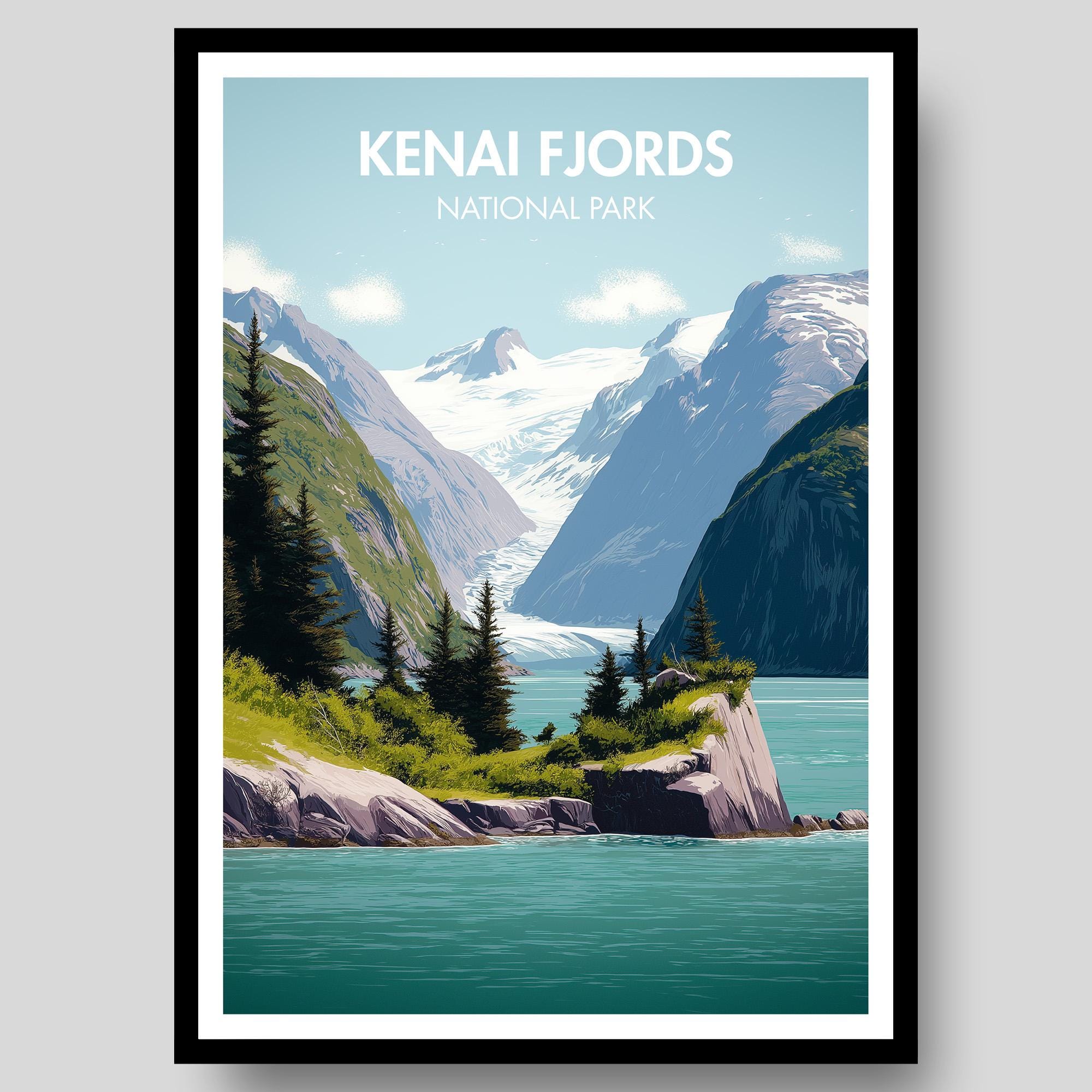 Kenai Fjords National Park Poster