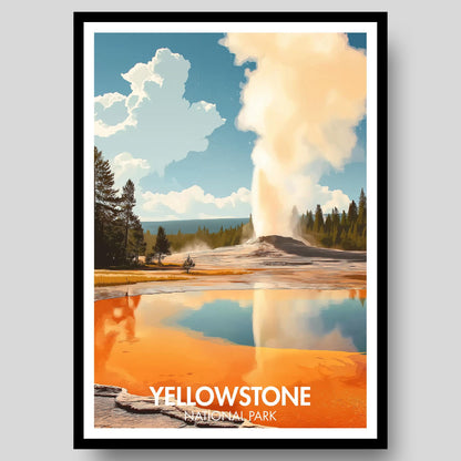 Yellowstone National Park Poster
